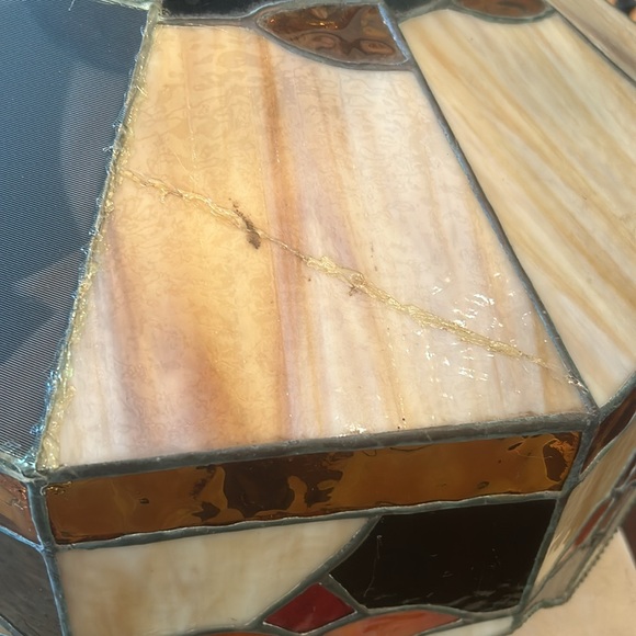 Tiffany Stained Glass Hanging Light - Picture 14 of 14